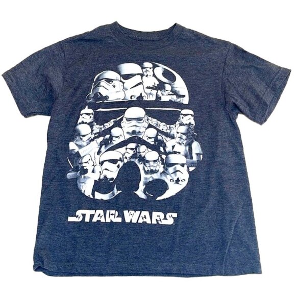 ❤️ STAR WARS Boys T-shirt Size M - Picture 1 of 4